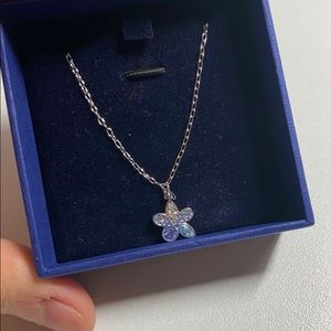 Swarovski Flower Necklace -With box